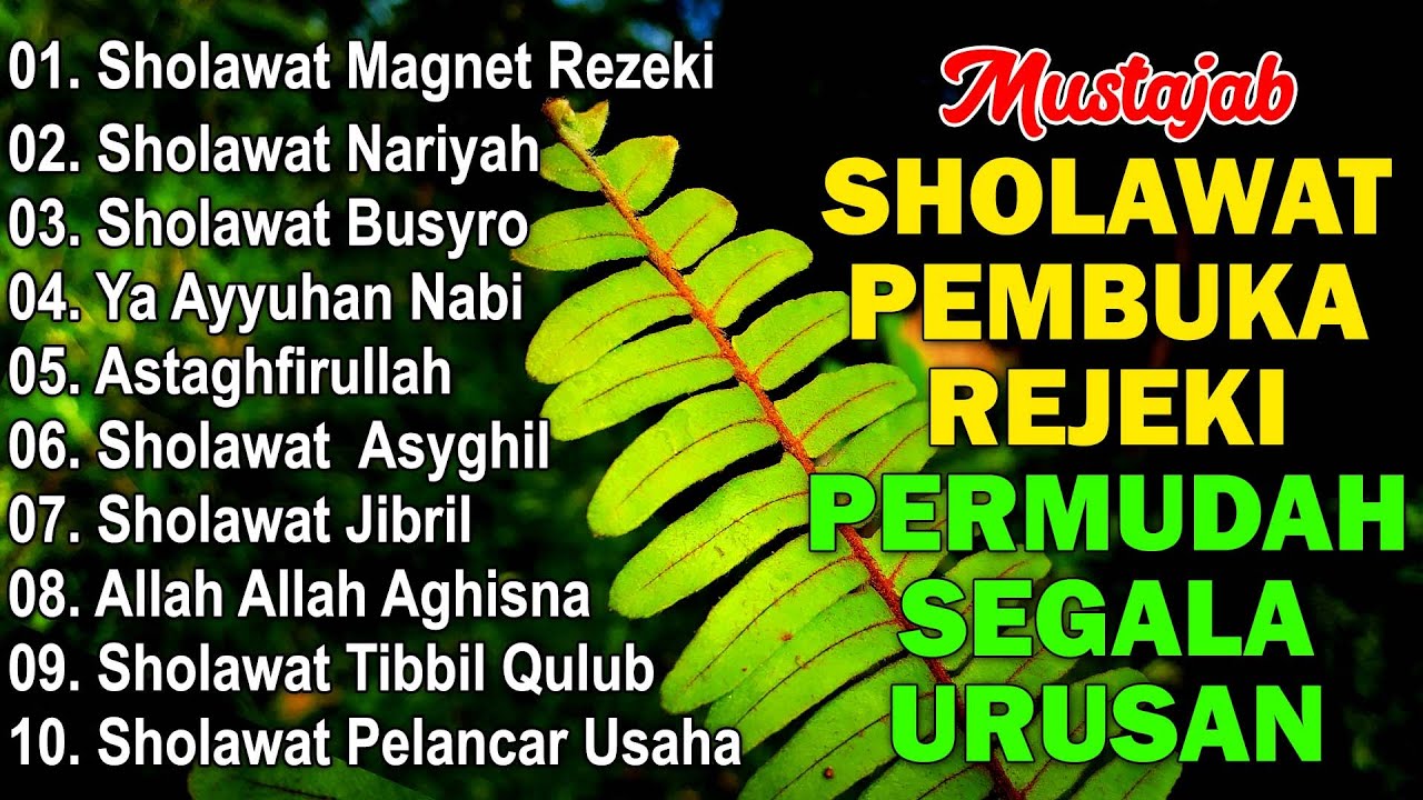 KUMPULAN SHOLAWAT TERBARU 2025 | SHOLAWAT JIBRIL PENARIK REZEKI, BUSYRO | SHOLAWAT TERPOPULER 2025