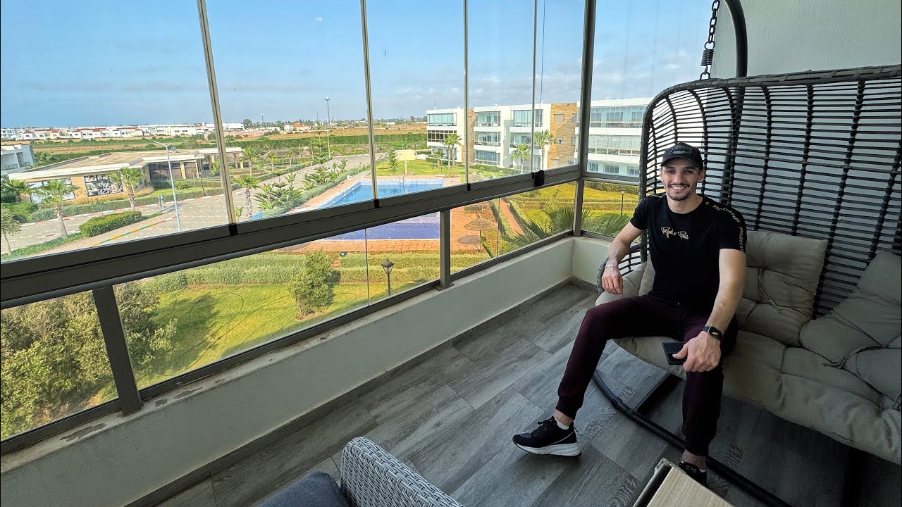 عااااجل.⛔️.شقة لم تسكن من قبل.💥.وسط اقامة محروسة مع شاطئ خاص.🦋.مسابح بالجملة