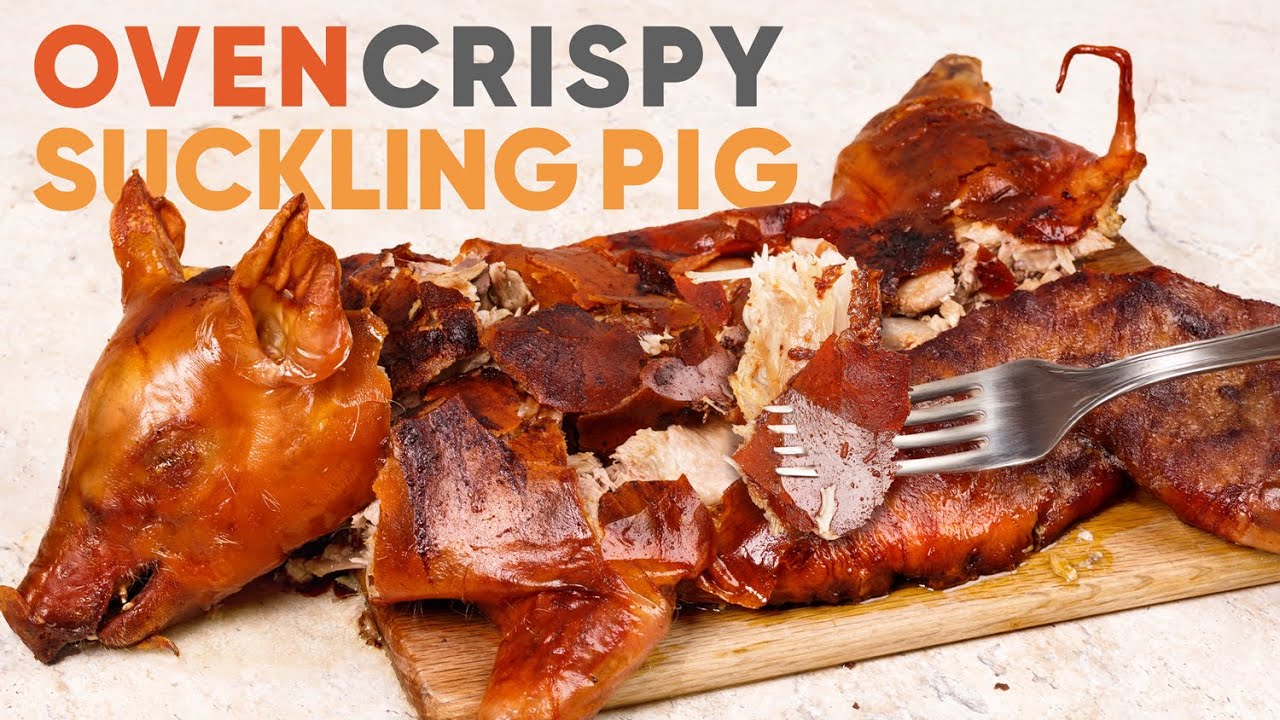 Easy Oven Roasted Suckling Pig
