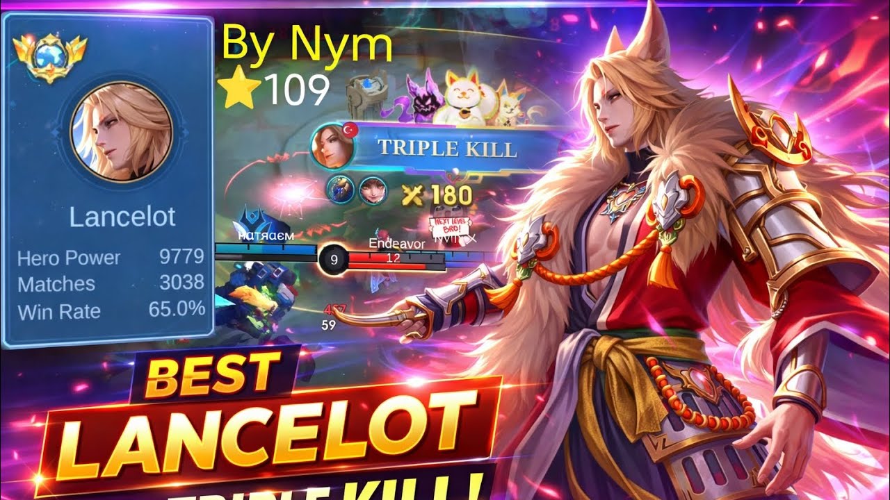9779 MMR + TOP GLOBAL LANCELOT MOBILE LEGENDS