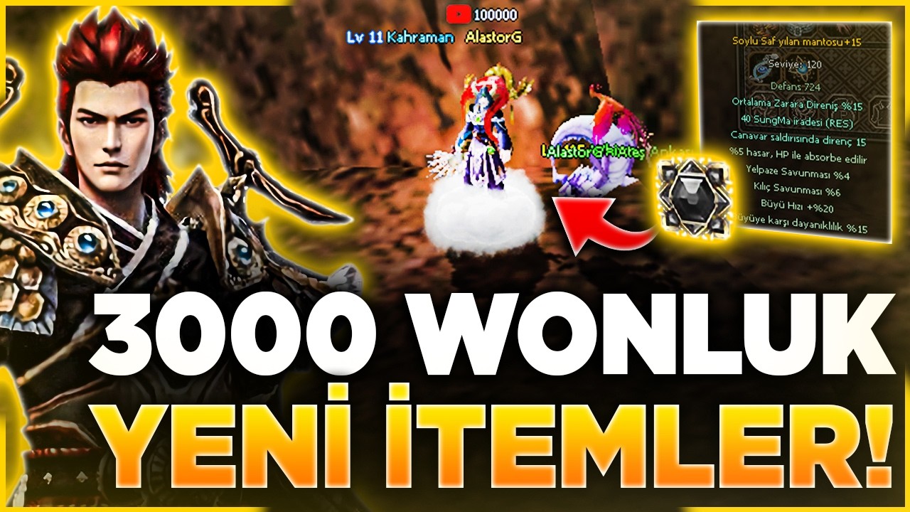 ARTIK OYUNUN ZİRVESİNDEYİZ! 🔥 3000 WONLUK YENİ İTEMLERİM! 😱 | Metin2 Safir#49