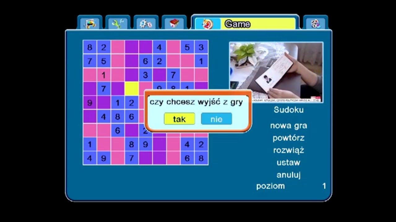Tetris, Othello i Sudoku na dekoderze Ferguson Ariva T50