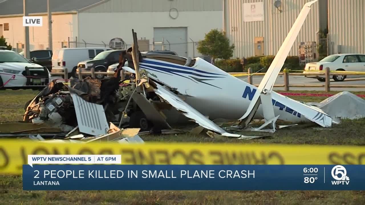 2 men killed in small plane crash near Lantana