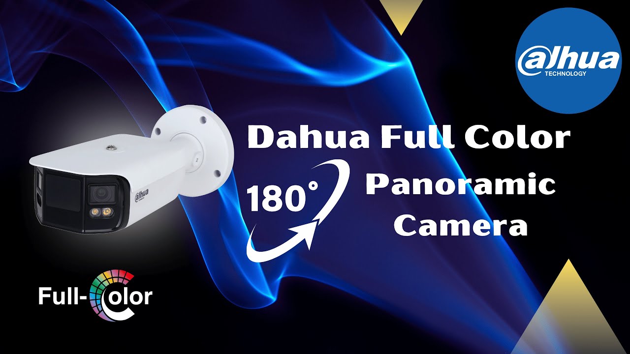 𝐃𝐚𝐡𝐮𝐚 𝐅𝐮𝐥𝐥 𝐂𝐨𝐥𝐨𝐫 𝟏𝟖𝟎° 𝐏𝐚𝐧𝐨𝐫𝐚𝐦𝐢𝐜 𝐂𝐚𝐦𝐞𝐫𝐚 | Dahua Technology Nordic