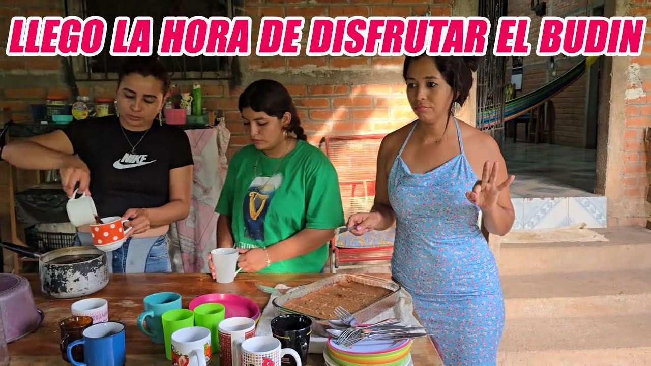 Llego el momento de disfrutar este rico budín que cocinamos.