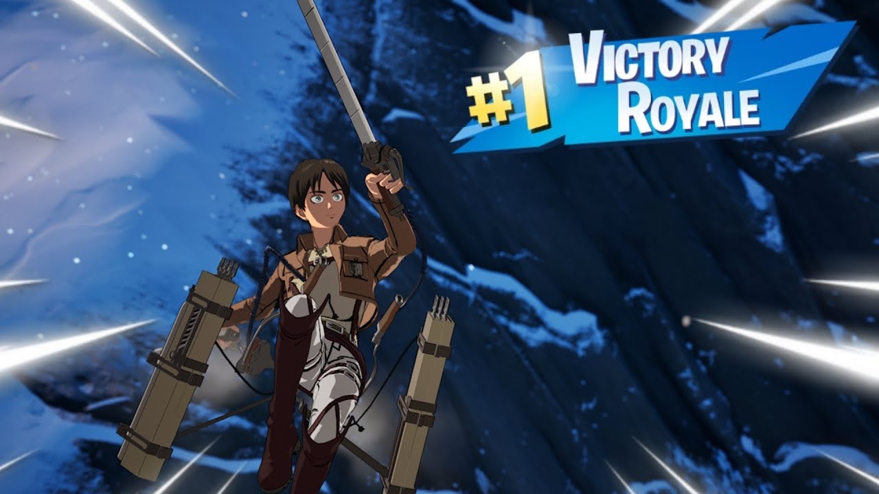 *NEW* EREN JAEGER GAMEPLAY (FORTNITE X ATTACK ON TITAN) (Fortnite Chapter 4 Season 2)