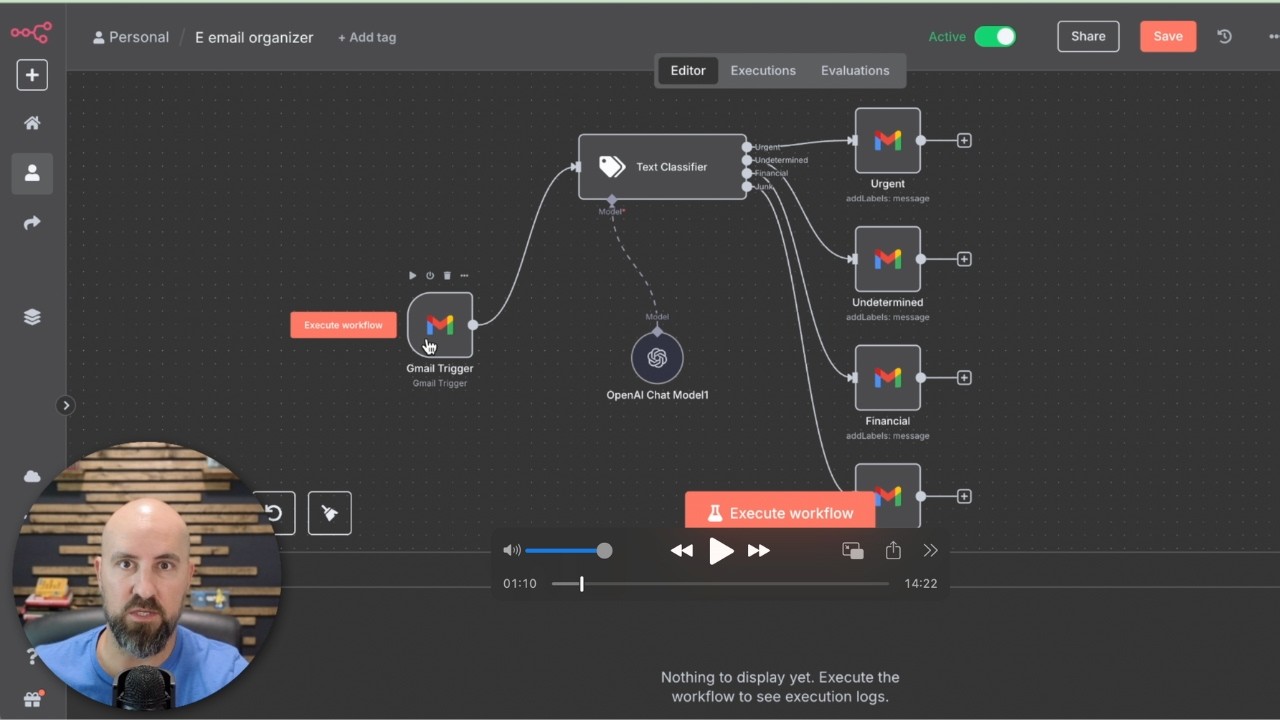 This n8n Workflow Fixed My Email Nightmare