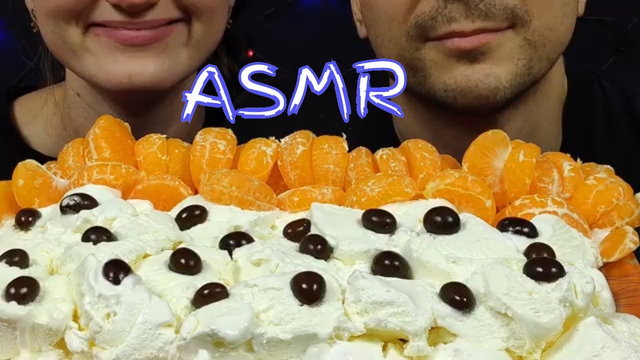 АСМР МОРОЖЕНОЕ С МАНДАРИНАМИ МУКБАНГ | ASMR ICE CREAM WITH MANDARINS MUKBANG | #МОРОЖЕНОЕ #ICECREAM