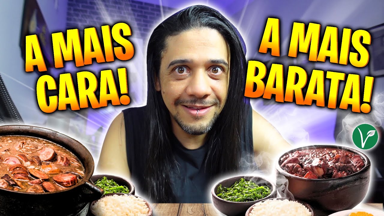 FEIJOADA MAIS CARA E A MAIS BARATA DO APLICATIVO 🌱