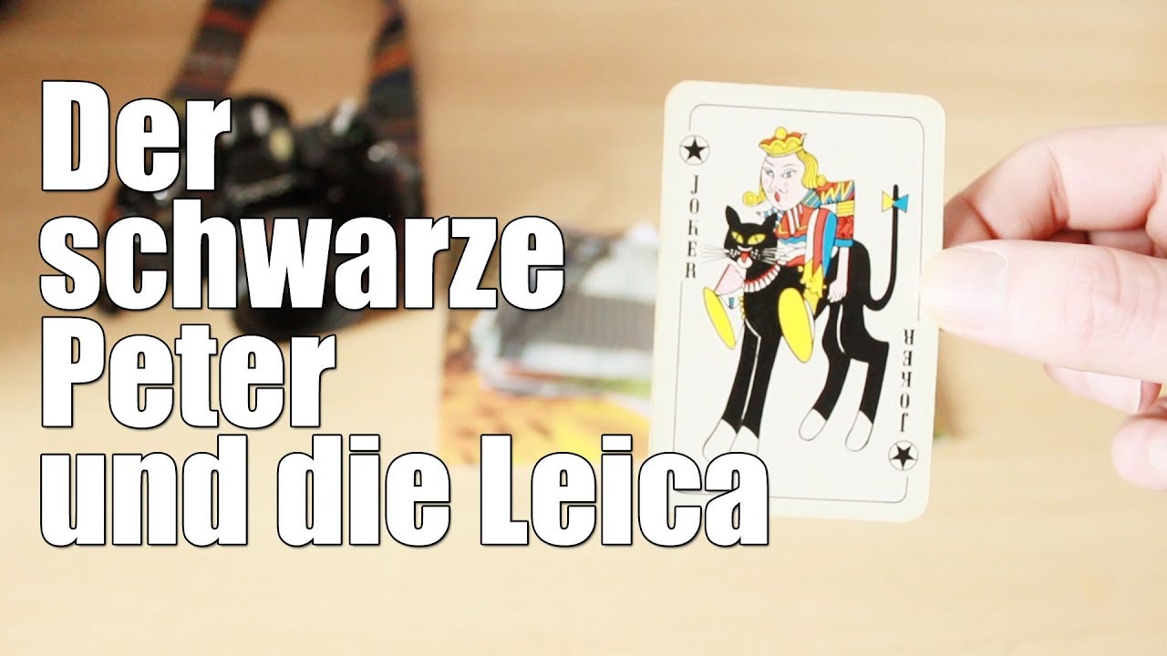 Der schwarze Peter und die Leica .. analog Fotografie Philosophie