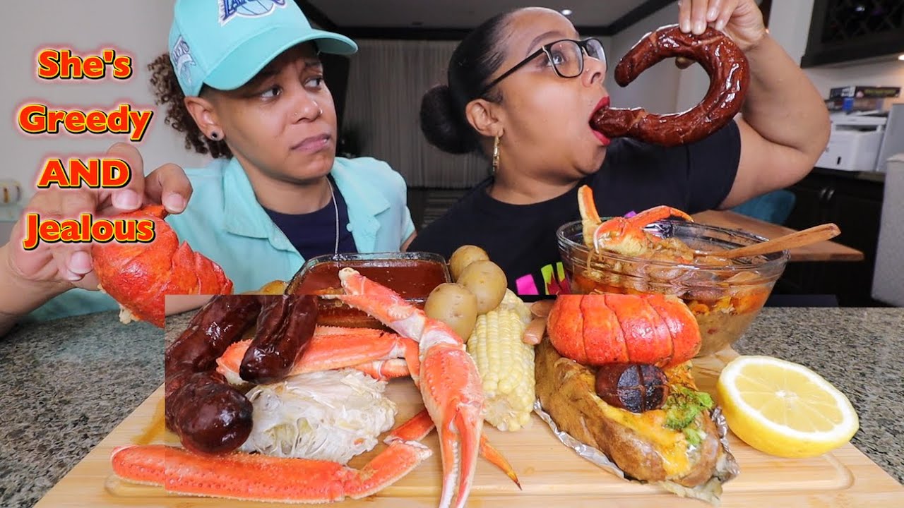 SHE IS JEALOUS OF ELIJAH. SEAFOOD BOIL MUKBANG + EXPOSING STEPHANIE