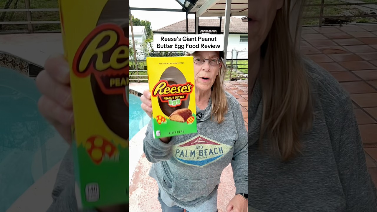 Reese&rsquo;s Giant Egg Food Revuew #foodreviews #candyreview #easter