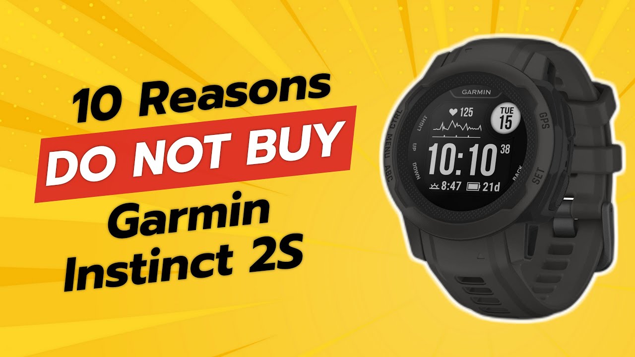 🔥 НЕ ПОКУПАЙТЕ Garmin Instinct 2S, ПОКА НЕ ПОСМОТРИТЕ ЭТО! (10 причин)