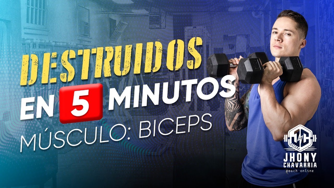 BÍCEPS reventados con 12 libras