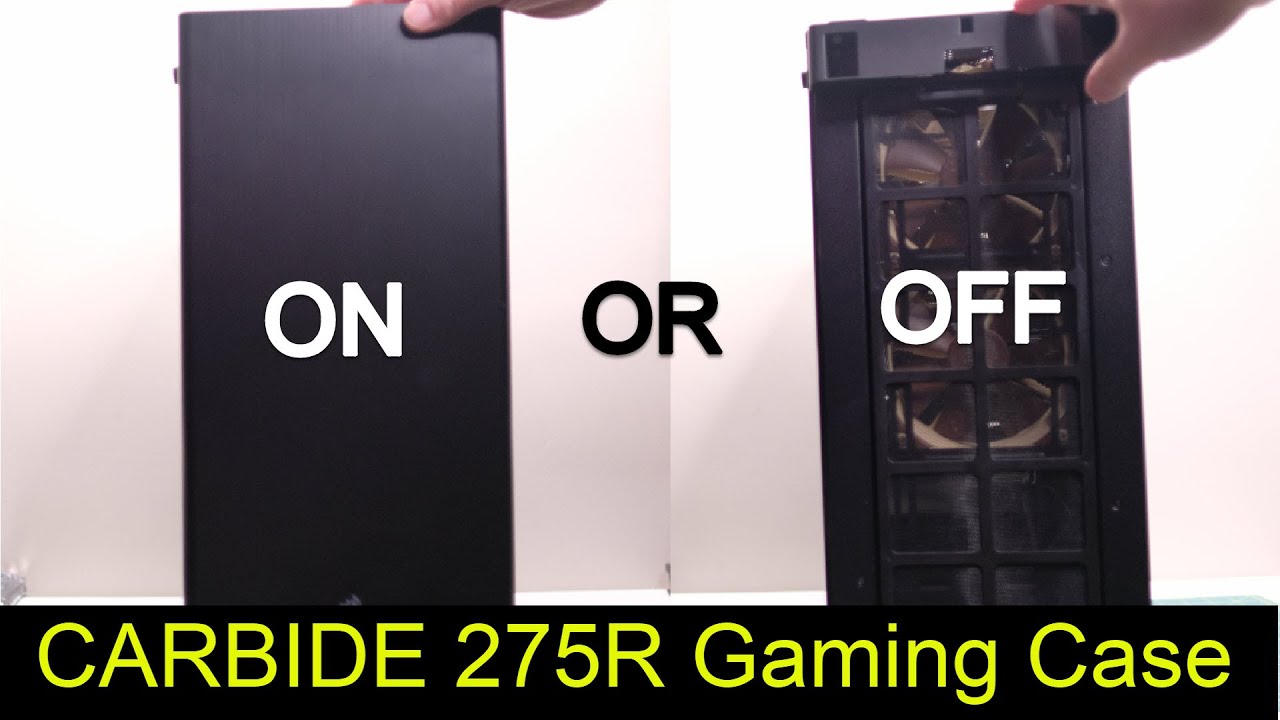 Corsair Carbide 275R Case: Front Panel On Or Off | Temperature Difference