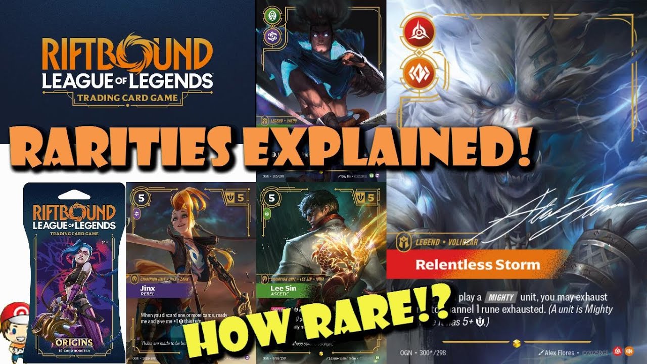Riftbound Card Types & Rarities Explained! Signed Cards!? Alt Arts! How Rare!? (Riftbound TCG News)
