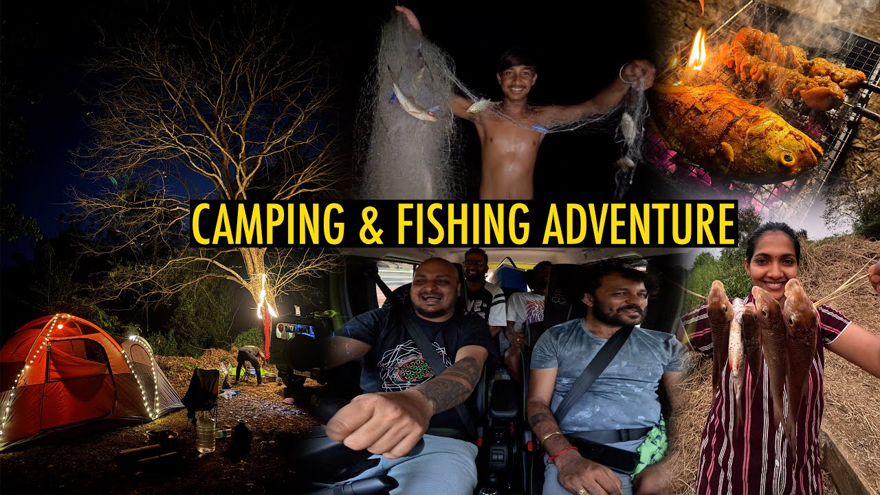 Epic Riverside Camping & Fishing Adventure with Friends! ⛺🎣