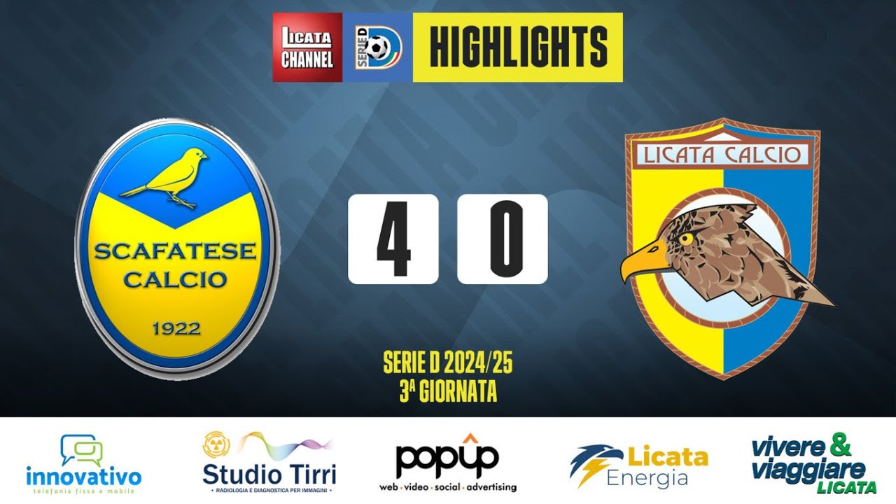 SCAFATESE-LICATA 4-0 | HIGHLIGHTS | SERIE D 2024/25