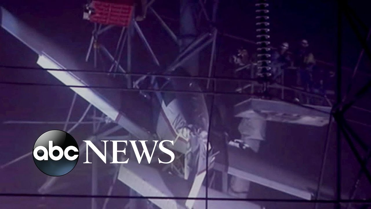 Daring plane crash rescue
