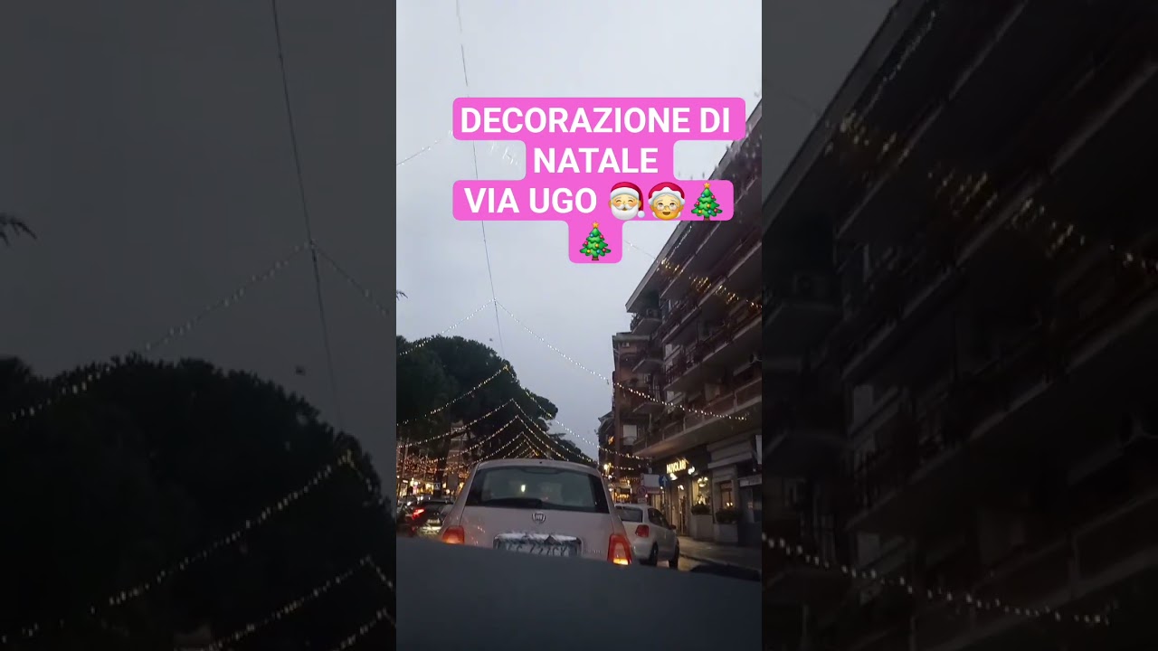 decorare la strada per natale