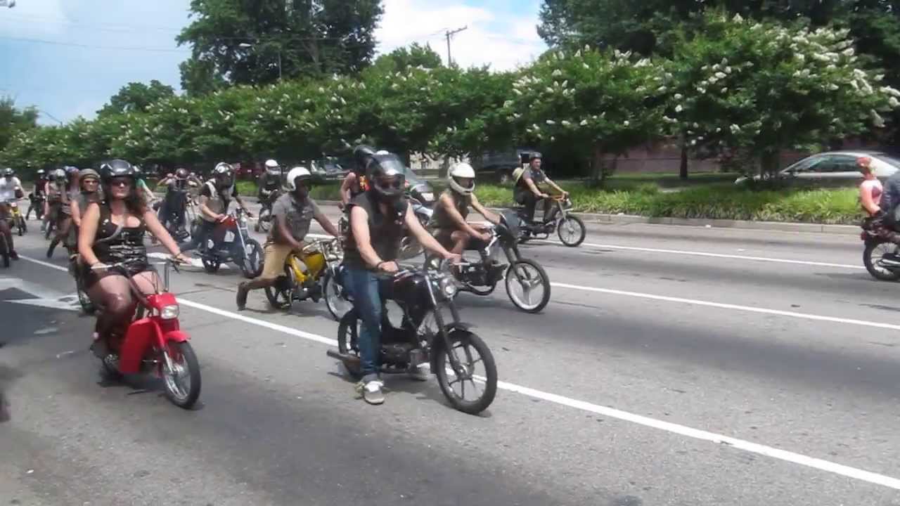Hells Orphans moped rally
