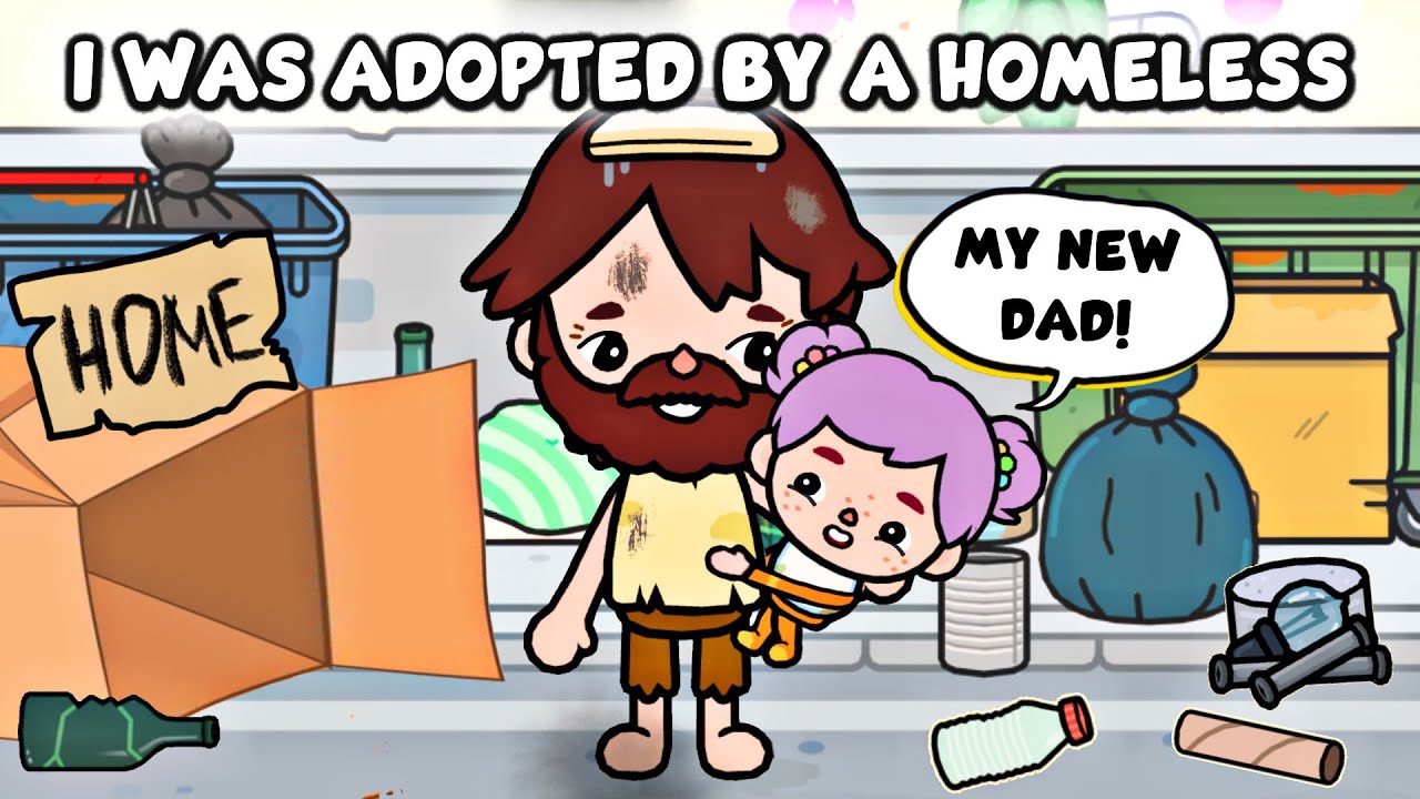 I Was Adopted By a Homeless | Sad Story | Toca Life Story | Toca Boca