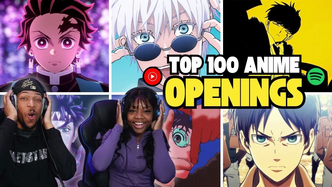 Wife's Reaction to the 100 Most Streamed Anime Openings – Her First Time Hearing Them!