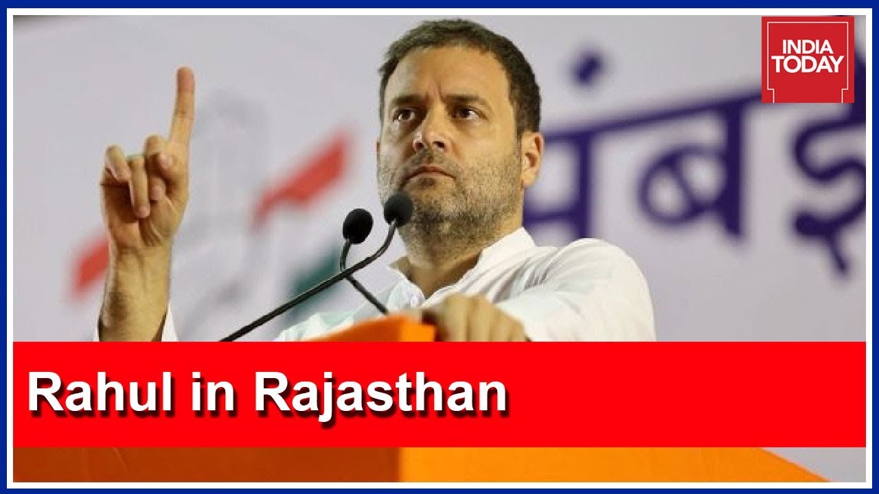Rahul Gandhi Sounds Poll Bugle In Rajasthan