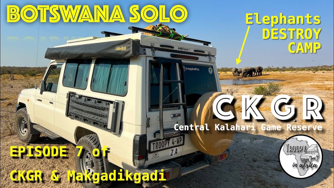 Botswana SOLO Episode 7 ll CKGR #botswana #solo #overlanding #africa #ckgr