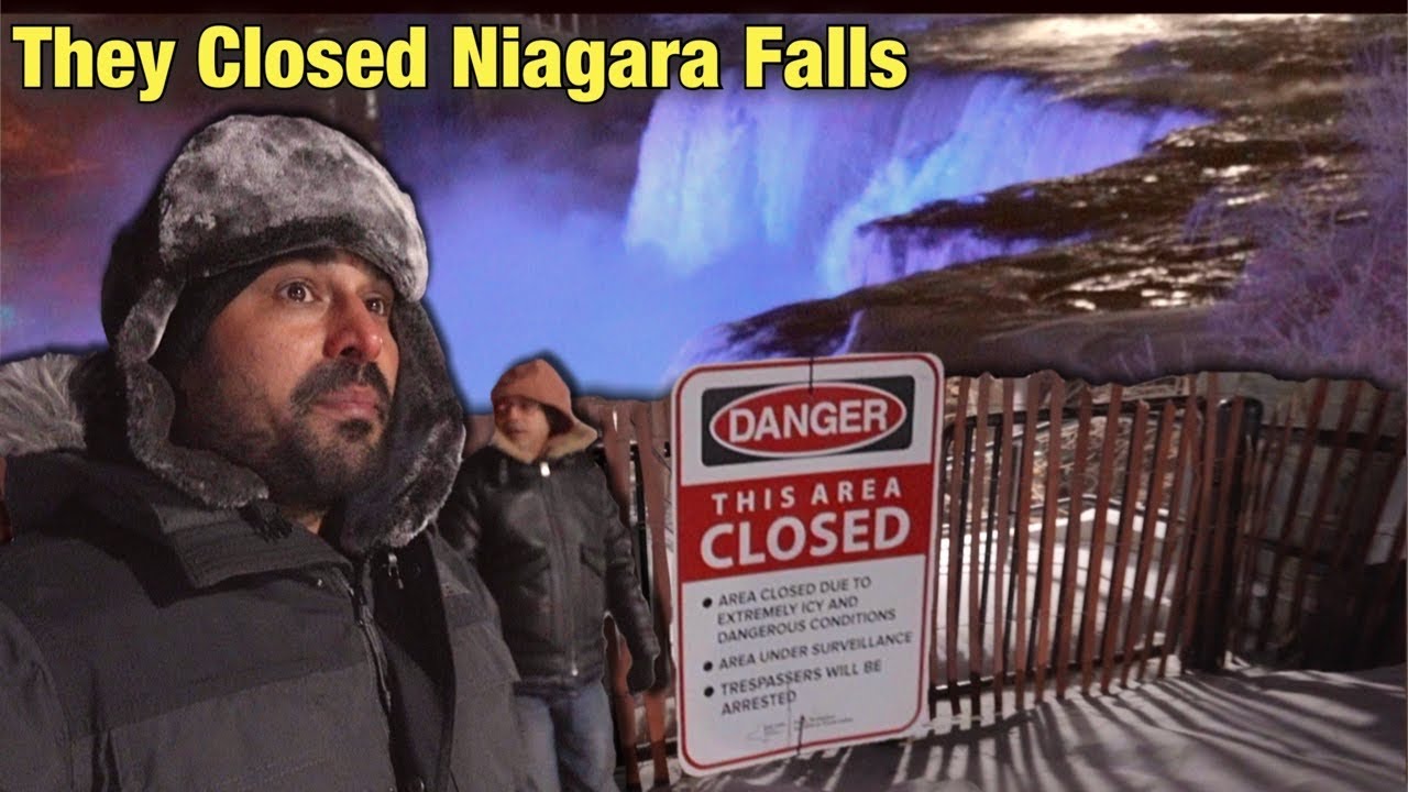 They Closed Niagara Falls | Niagara Falls In Winter | Cinematic Hindi Vlog | Niagara Falls USA