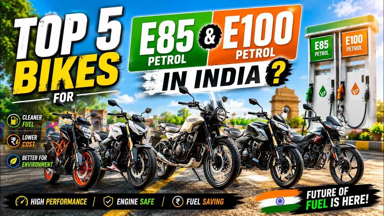 Top 5 Best E85 & E100 Flex Fuel Bikes in India (2026)