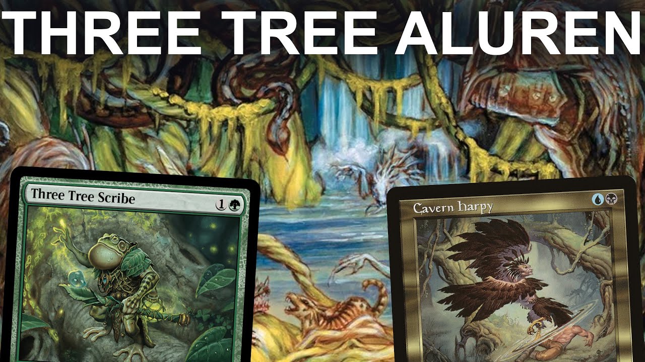NOT THE FROG YOU EXPECTED?! Legacy Three Tree Scribe Sultai Aluren Combo. Infinite everything! MTG