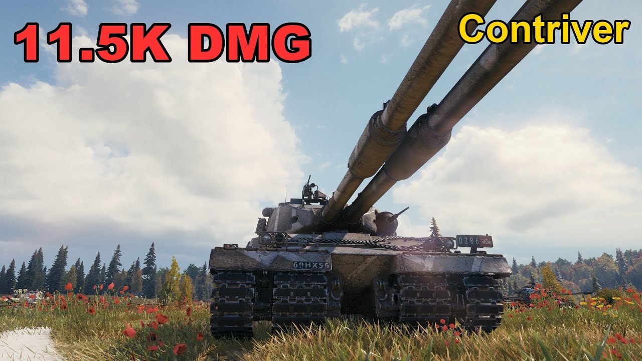 Contriver - 11.5K Damage - Map: Malinovka - Player: DopaDop - Server: NA | World of Tanks