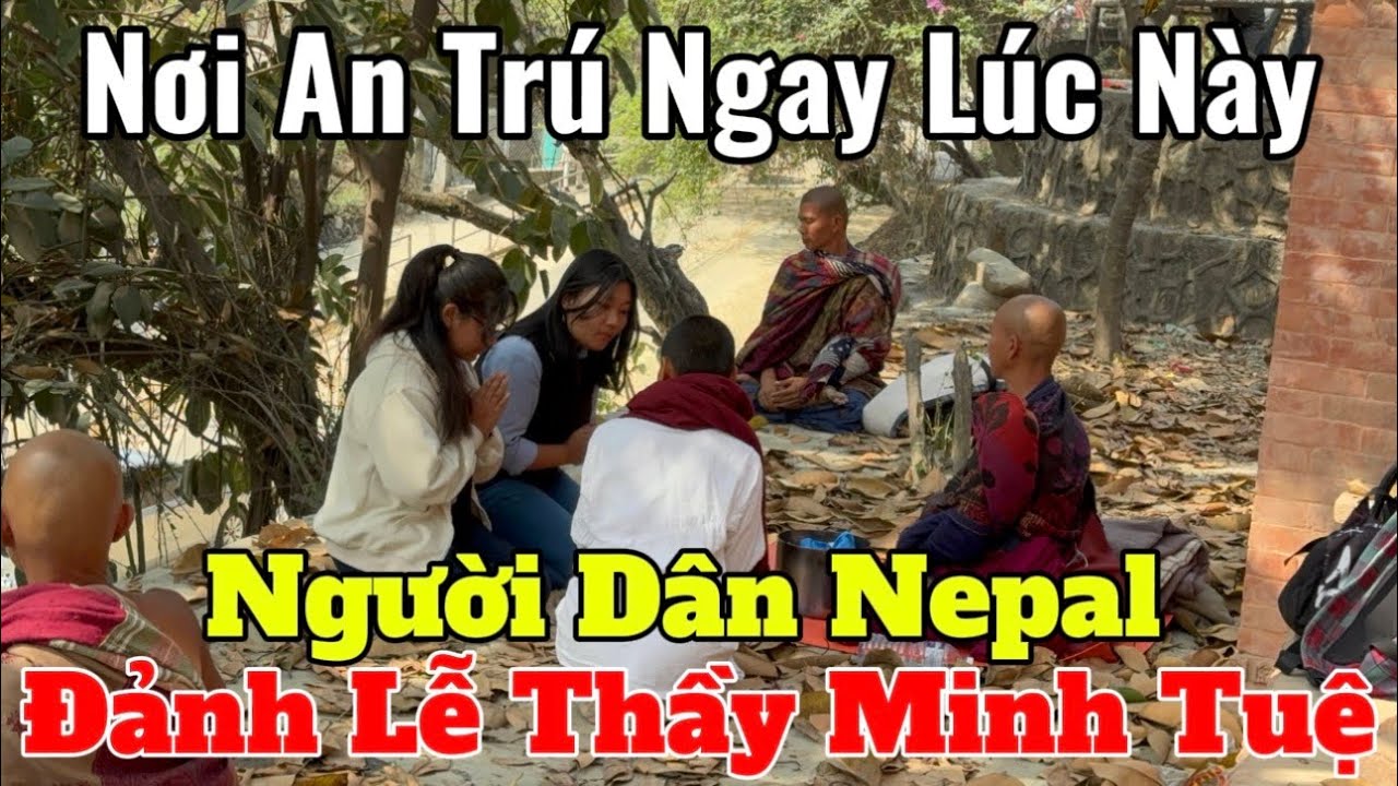 Người Dân Nepal Đảnh Lễ Thầy Minh Tuệ | Toàn Cảnh Ngay Lúc Này Nơi Các Sư Phụ Nơi An Trú #suminhtue 