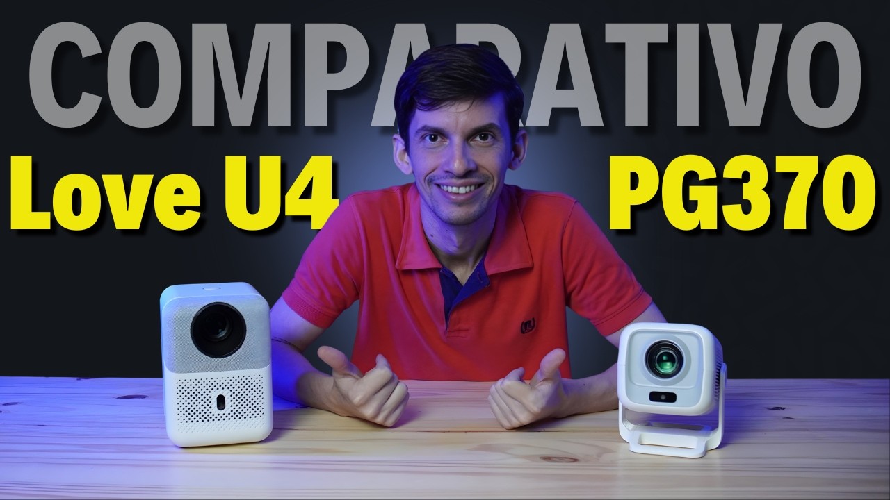 COMPARATIVO | Byintek LOVE U4 vs Progaga PG370: Qual o PROJETOR custo benefício leva a MELHOR?