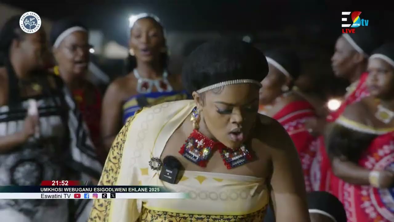 HRH Princess Sikhanyiso Doing Kutsamba Dance