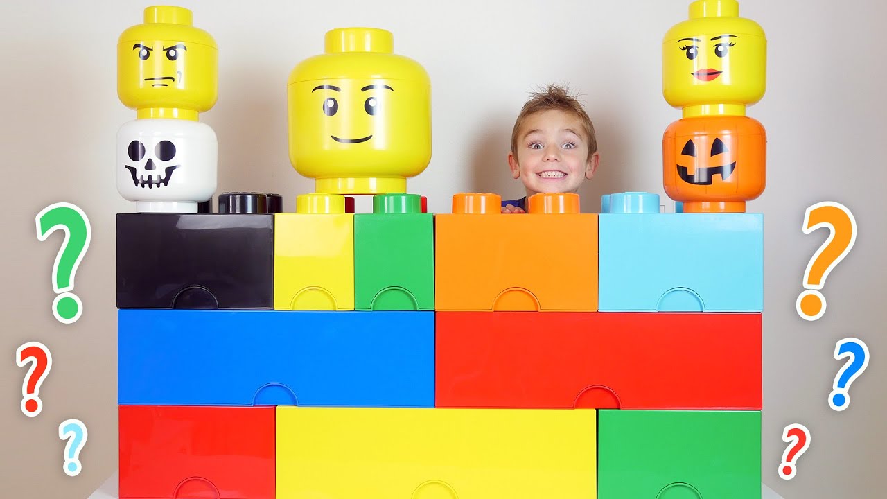 SURPRISES CACHÉES dans des LEGOS GÉANTS - 1/2