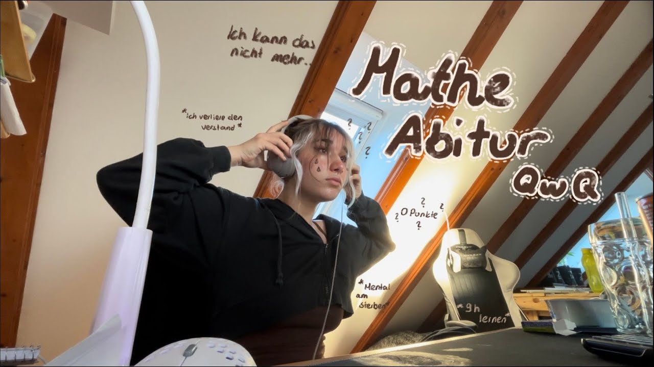 ୨୧｡⋆ 2/3 ABITUR PRÜFUNGEN... - Mathe Abitur, study routine als Oberstufenschülerin｡⋆୨୧