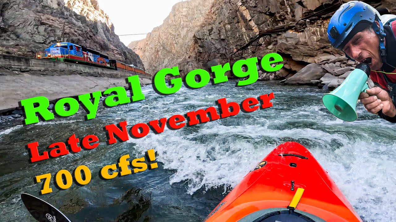 Kayaking Royal Gorge - Late November @ 700 cfs
