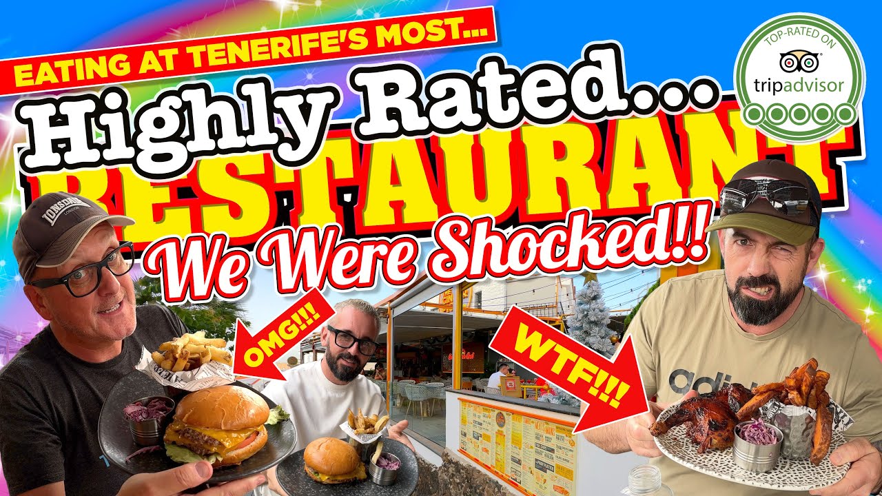 Eating at The MOST HIGHLY RATED Restaurant in TENERIFE - 5 STARS on Tripadvisor! We were SHOCKED