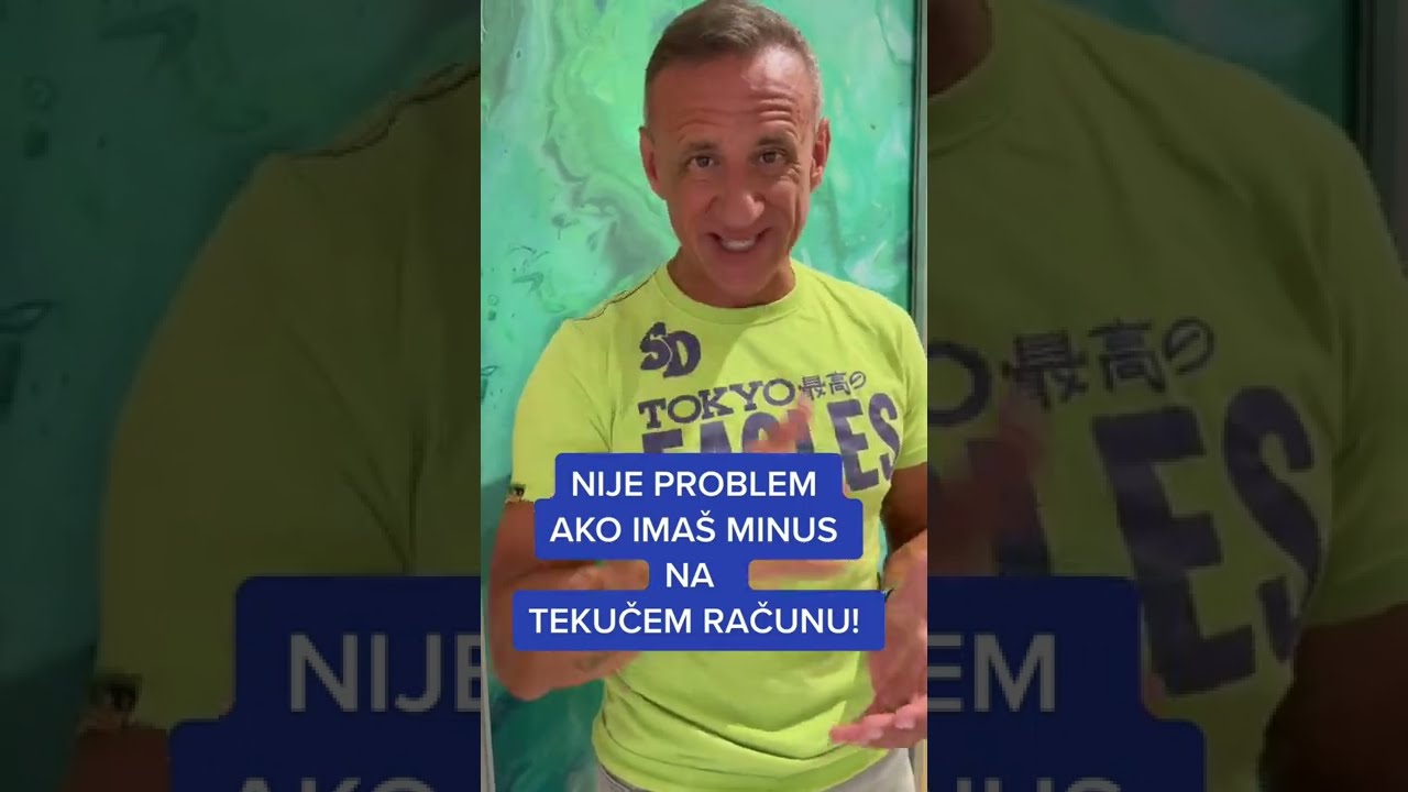 Evo &scaron;ta je problem: NIJE PROBLEM AKO IMA&Scaron; MINUS na TEKUĆEM RAČUNU