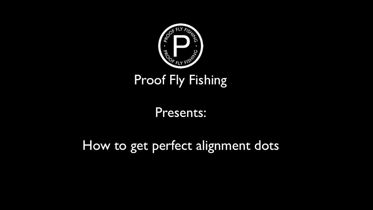 Rod building: alignment dots made easy