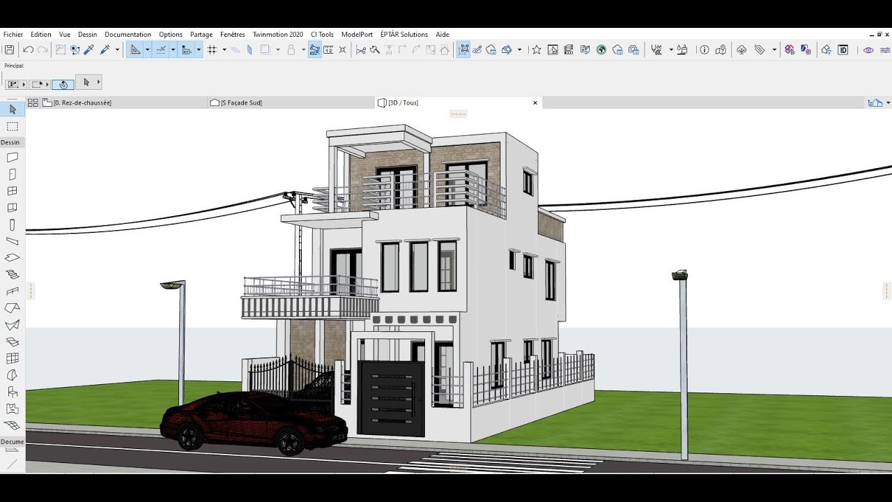 TUTORIEL ARCHICAD COMPLET PART 1