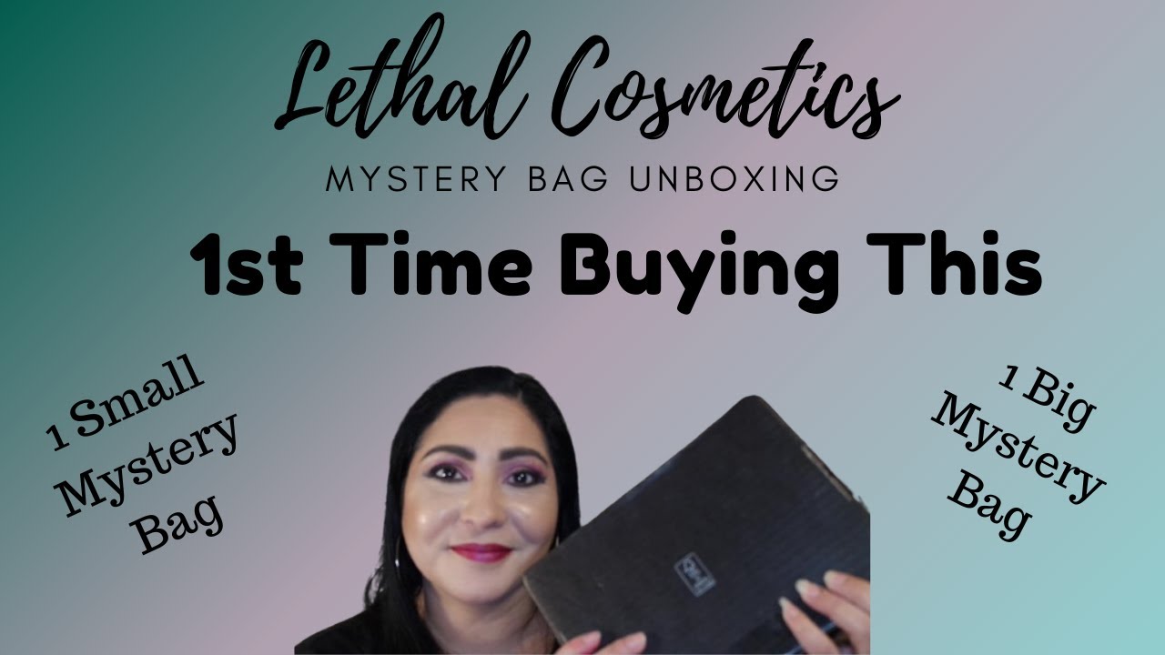 My First Lethal Cosmetics Purchase - Mystery Bags Unboxing