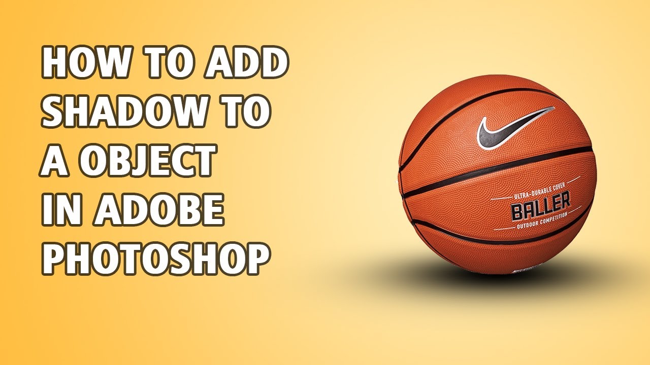 how to make a realistic shadow in photoshop | Adobe Photoshop | Adding Shadow to objects