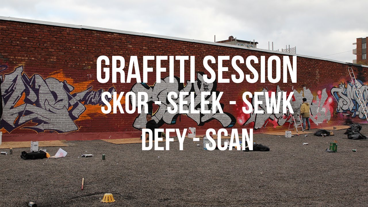 Graffiti Session: SILVER STYLE - SKOR - SELEK - SEWK - DEFY - SCAN