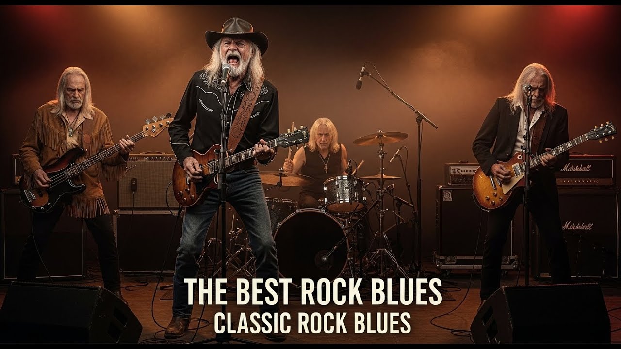 Jimi Hendrix, Eric Clapton, Muddy Waters – Classic Rock Blues Soulful Melodies & Powerful Vocals