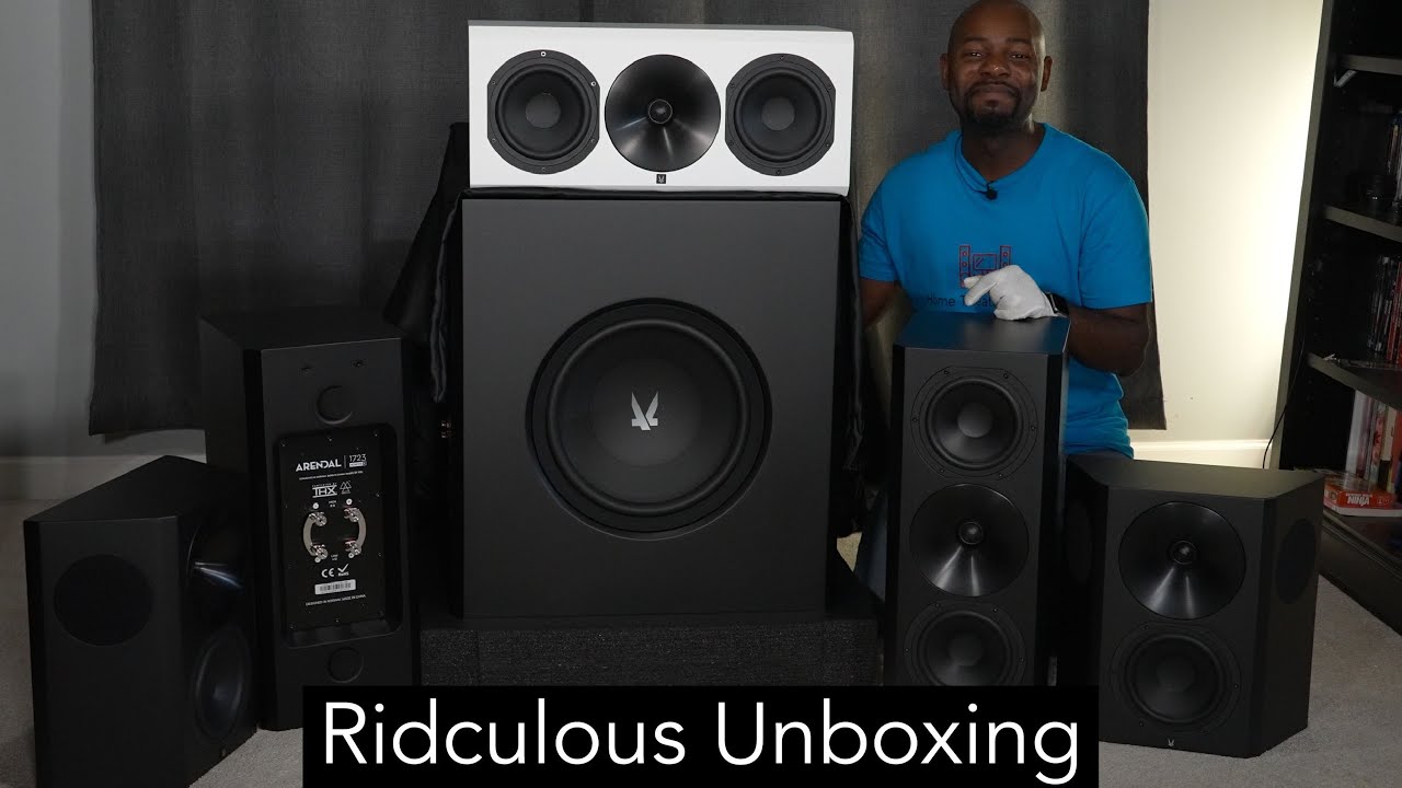 Is it Hard to Unbox a Ridiculous Sub?  Arendal Sound 1723 S Speaker System | Unboxing and Overview