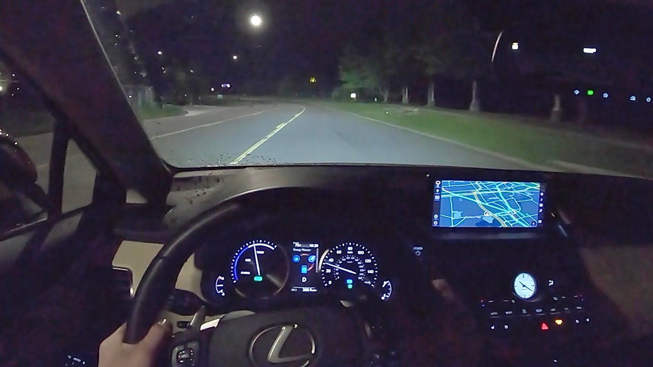 2020 Lexus NX 300h - POV Night Drive (Binaural Audio)
