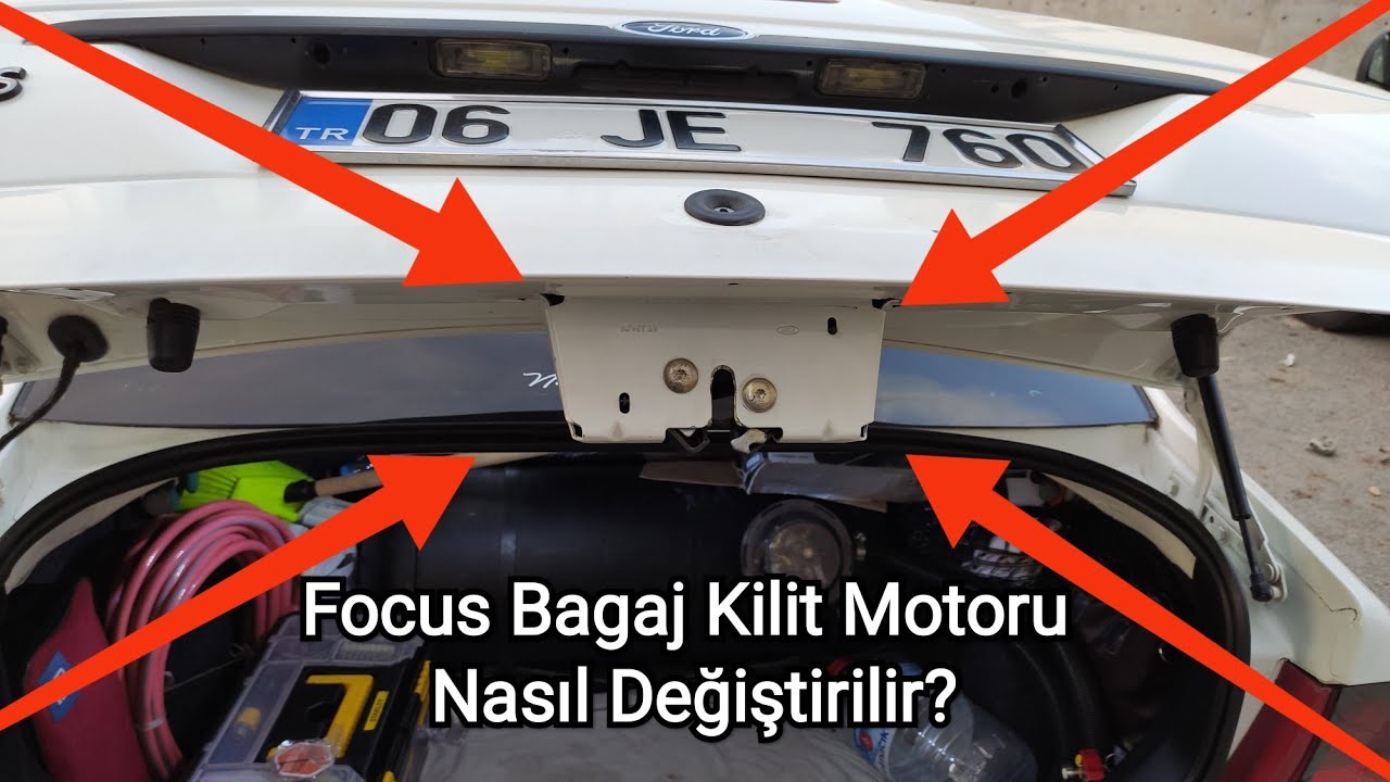 Focus 1 Bagaj Kilit Motoru Değişimi Nasıl Yapılır ? How to Change Focus 1 Luggage Lock Motor?